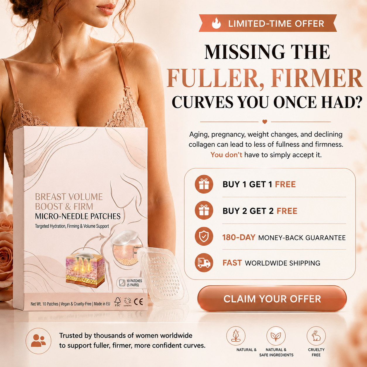 Kindijoy® Targeted Breast Enhancement Advanced Patch