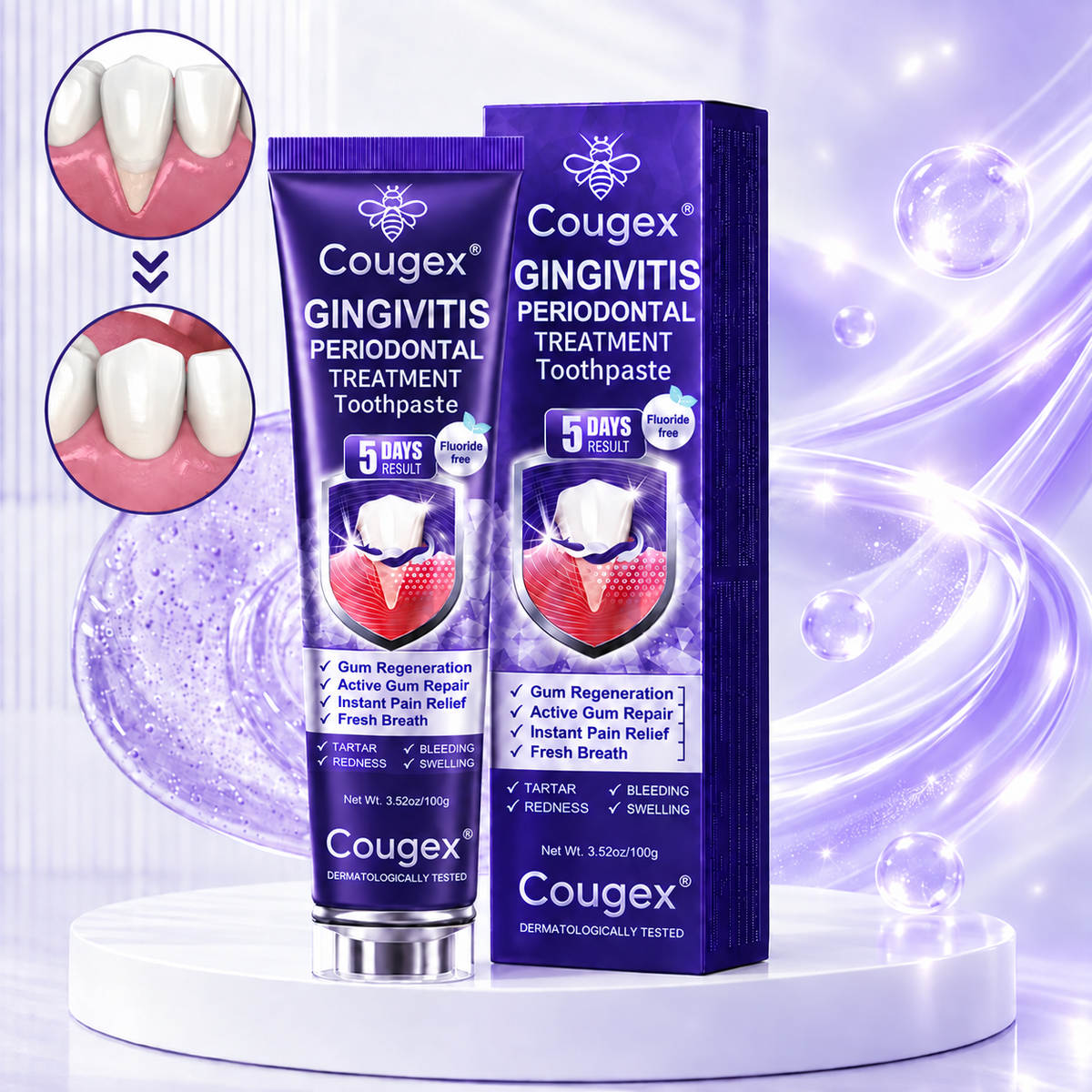 Clinical-Strength Toothpaste for Advanced Gum & Periodontal Repair