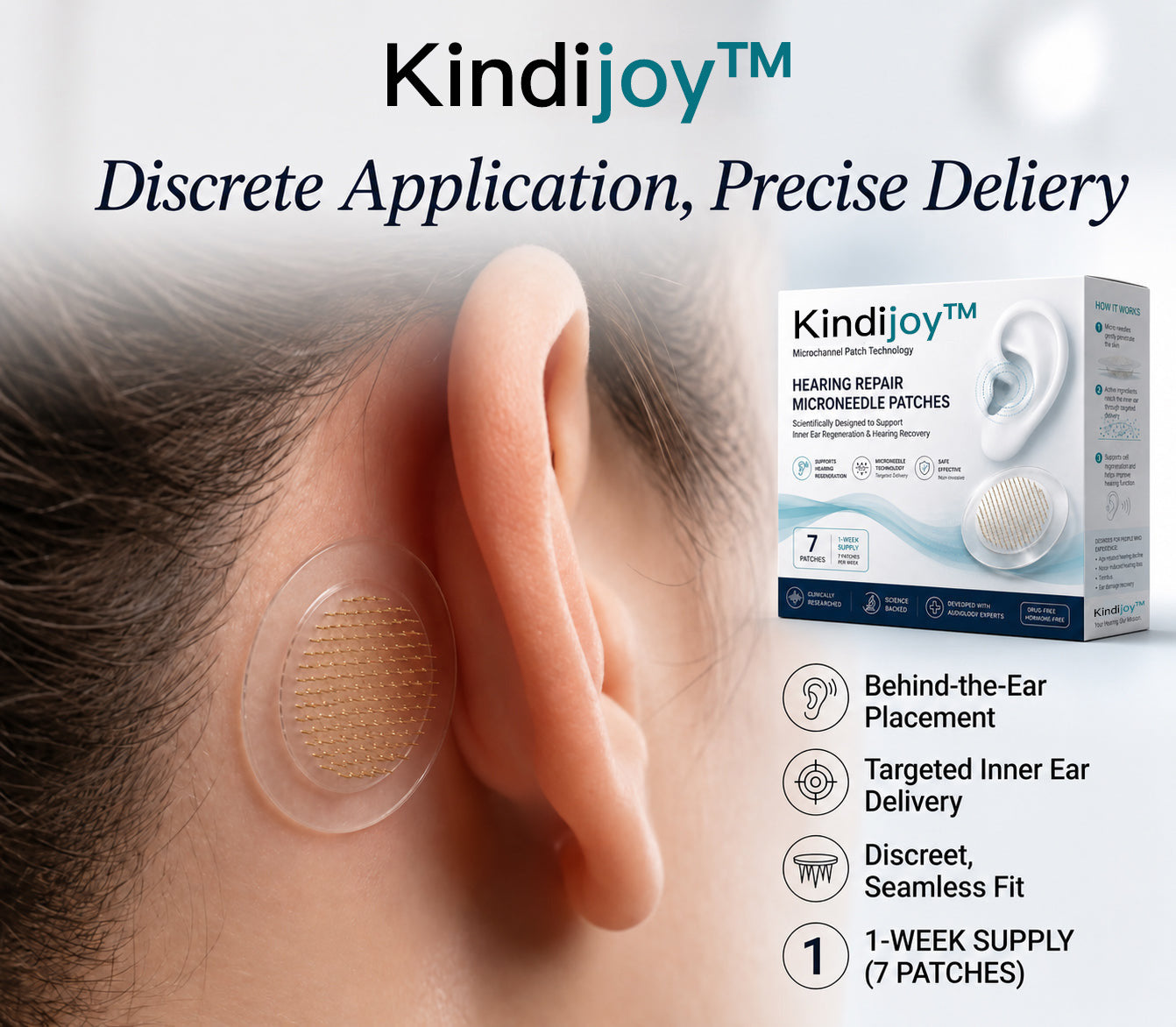 HEARING SUPPORT MICRONEEDLE PATCHES