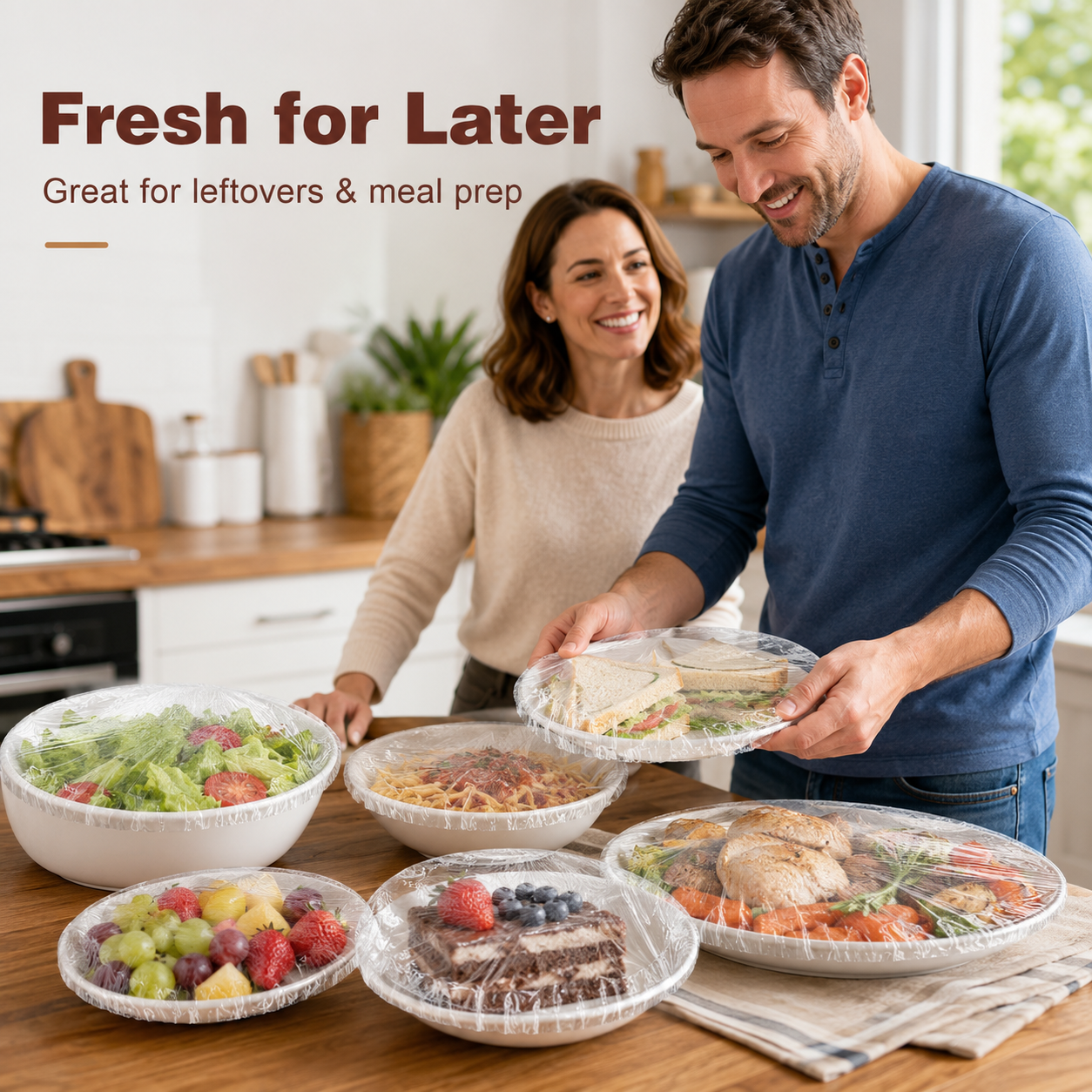 ⏳LAST DAY SALE ONLY $ 9.99!🔥Disposable Stretch Food Covers for Bowls & Plates